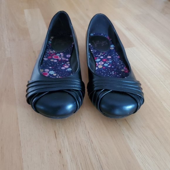 Jellypop Shoes - Jellypop Dovewing Ballet Flat Shoes- Black - size 6M